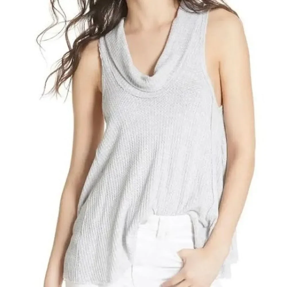 Free People Womens Swing It Cowl Neck Tank Top size XS